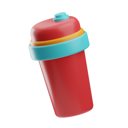 Whey Protein Bottle  3D Icon