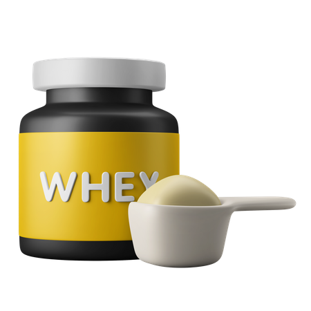 Whey Protein Powder  3D Icon