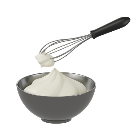 Whip The Whipped Cream  3D Icon