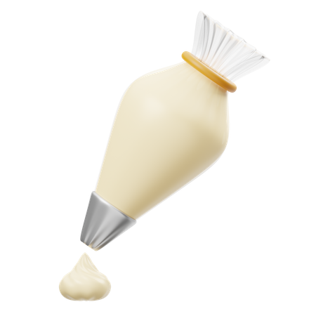 Whipped Cream  3D Icon