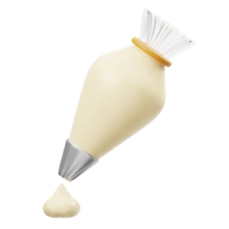 Whipped Cream  3D Icon