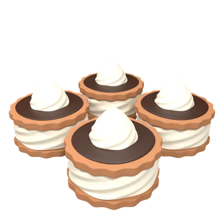 Whipped Cream Cake  3D Icon