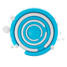 3d vortex logo