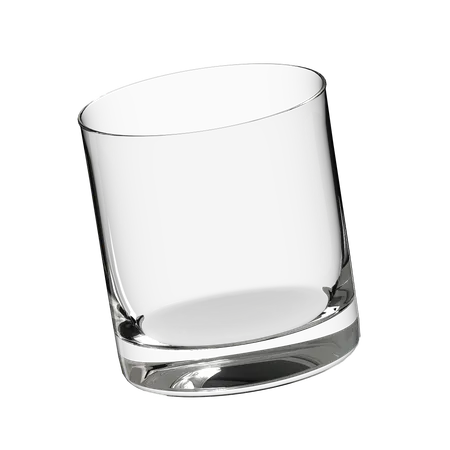 Transparent Whiskey Glass 3 D Illustration 3D Icon