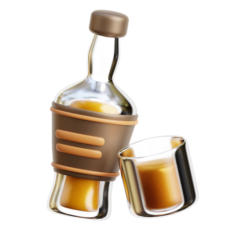 Whisky 3D Icon