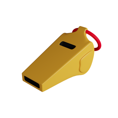 Whistle  3D Icon