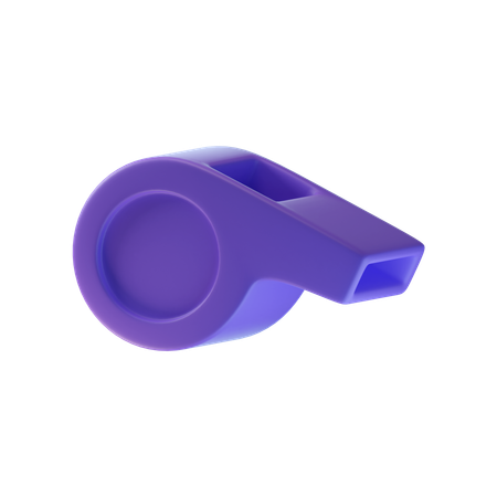 Whistle  3D Icon