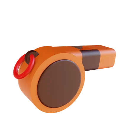 Whistle  3D Illustration