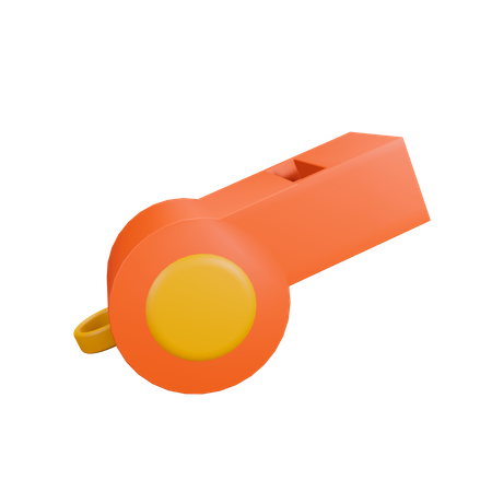 Whistle  3D Illustration