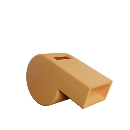 Whistle  3D Illustration