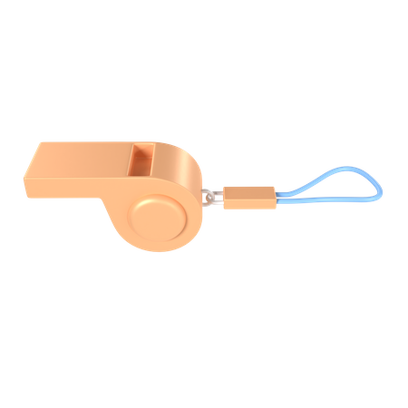 Whistle  3D Illustration