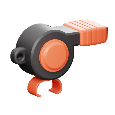 Whistle  3D Illustration