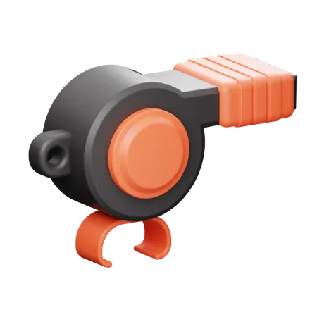 Whistle  3D Illustration