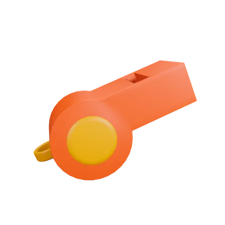 Whistle  3D Illustration
