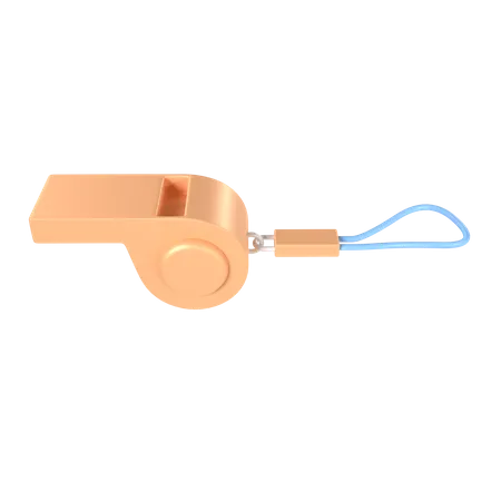 Whistle  3D Illustration