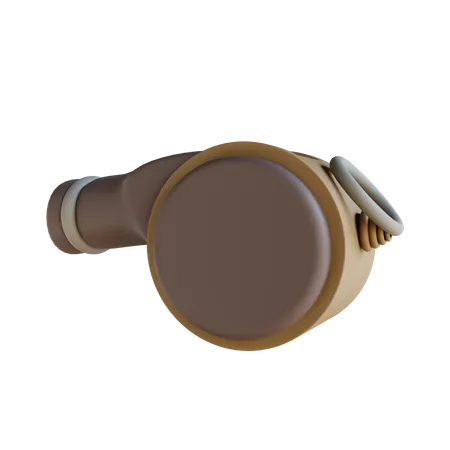 3 D Illustration Whistle 3D Icon