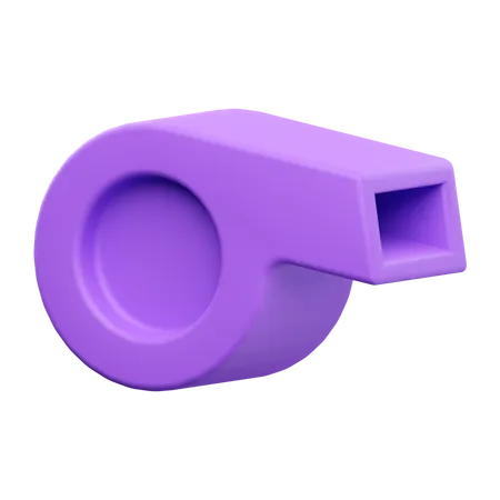 Whistle 3 D Render Icon Illustration 3D Icon