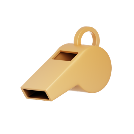 Whistle 3D Icon