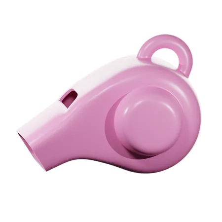 Whistle Education Icon 3D Icon