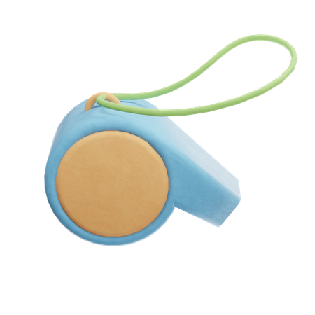 Whistle Clay  3D Icon