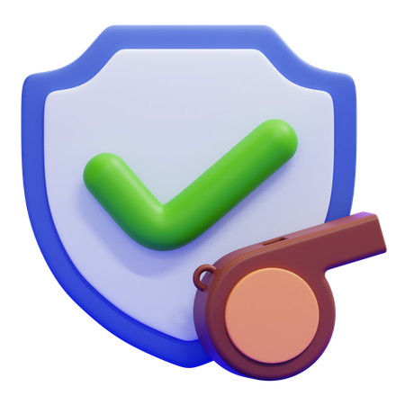 Whistleblower-Schutz  3D Icon