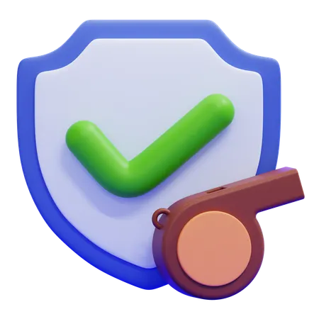 Whistleblower-Schutz  3D Icon
