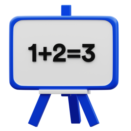 White Board  3D Icon