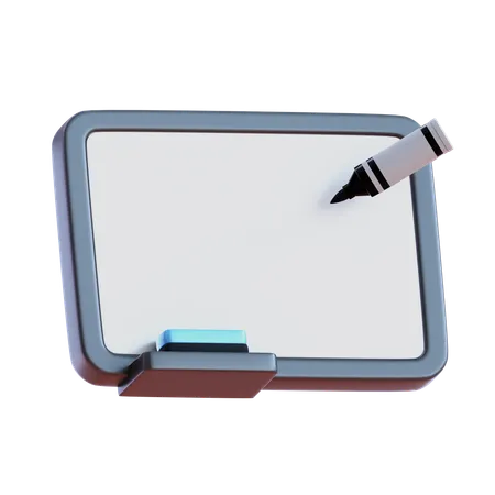 White board  3D Icon