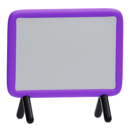 WHITE BOARD  3D Icon