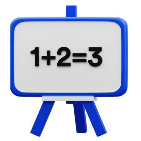 White Board  3D Icon