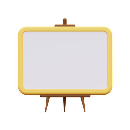 White Board 3D Icon