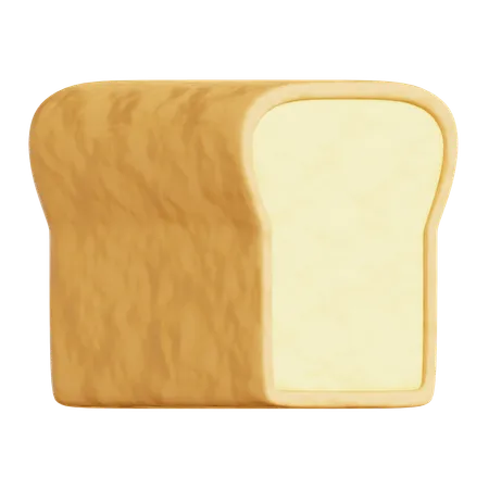 White Bread  3D Icon