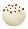 White Chocolate Ball With Chocochips