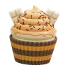 white chocolate cupcake