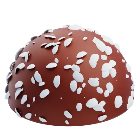 White Crumble Chocolate  3D Icon