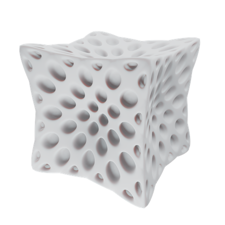 White Cube 3D Icon
