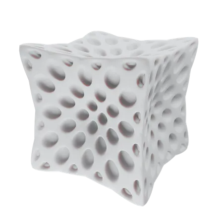 White Cube 3D Icon