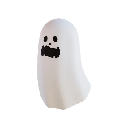 White Ghost  3D Icon