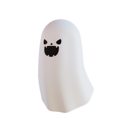 White Ghost  3D Icon