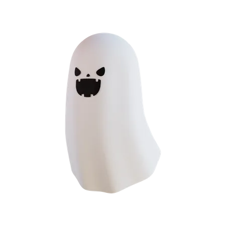 White Ghost  3D Icon