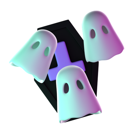 White Ghost  3D Icon