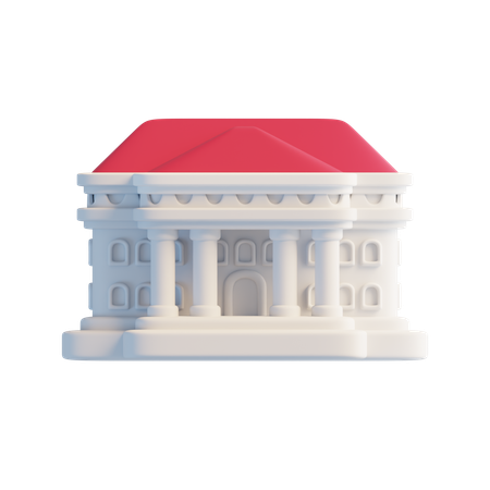White house  3D Icon