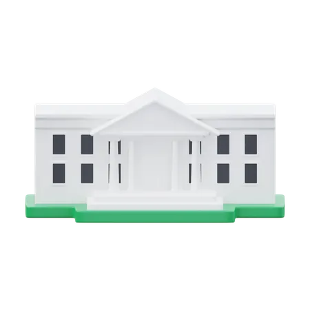 White House  3D Icon