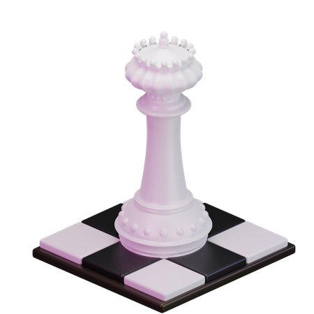 White King  3D Icon