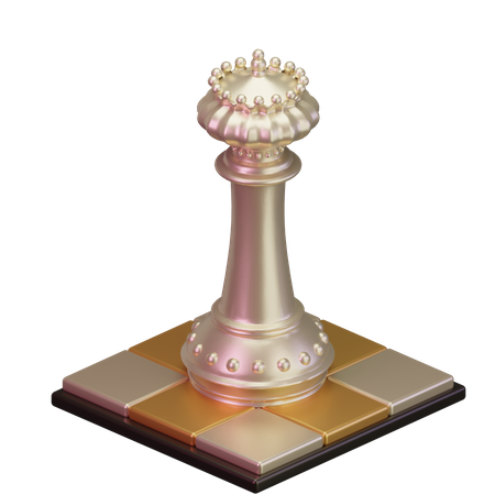 White King  3D Icon