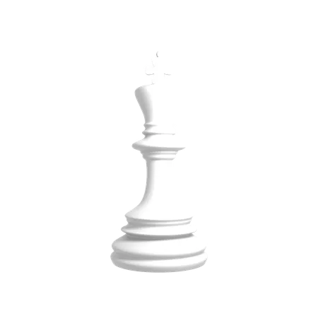 White king  3D Icon