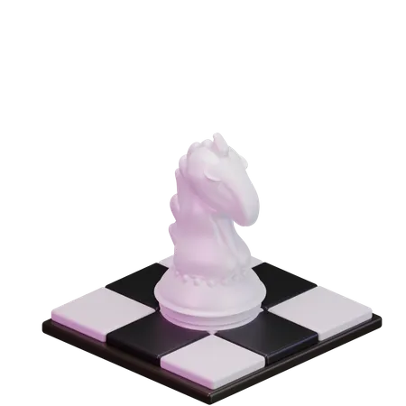 White Knight  3D Icon