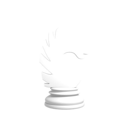 White knight  3D Icon