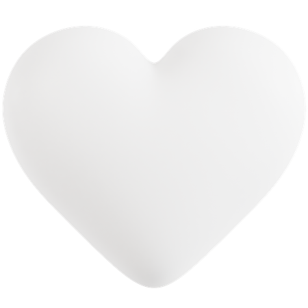 White Love  3D Icon