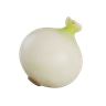 3d white onion